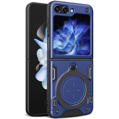 Защитный чехол Deexe Magnetic Space (FF) для Samsung Galaxy Flip 5 - Blue