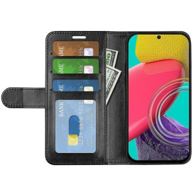 Чехол-книжка Deexe Wallet Style для Samsung Galaxy M53 (M536) - Black