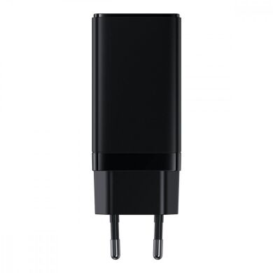 Сетевое зарядное устройство Baseus GaN3 Pro Fast Charger 2C+U 65W + кабель Type-C to Type-C (100W, 5A, 1m) CCGP050101 - Black