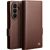 Кожаный чехол QIALINO Wallet Case (FF) для Samsung Galaxy Fold 8 Ultra - Brown