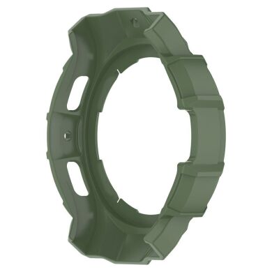 Защитный чехол Deexe Armour Frame для Samsung Galaxy Watch 4 / 5 (40mm) - Dark Green