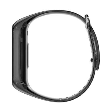 Ремешок Deexe Translucent Strap для Samsung Galaxy Fit 2 (SM-R220) - Transparent Black