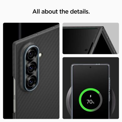 Захисний чохол Spigen (SGP) AirSkin Aramid для Samsung Galaxy Fold 7 (ACS09555) - Black