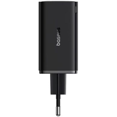 Сетевое зарядное устройство Baseus GaN6 Pro Fast Charger 2C+2U 65W + кабель Type-C to Type-C (100W) P10162701113-00 - Black