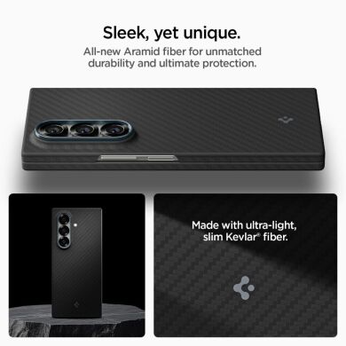Захисний чохол Spigen (SGP) AirSkin Aramid для Samsung Galaxy Fold 7 (ACS09555) - Black