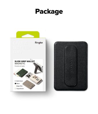 Кардхолдер Ringke Slide Grip Wallet Magnetic (8800293852469) - Black