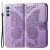 Чохол UniCase Butterfly Pattern для Samsung Galaxy A54 (A546) - Light Purple