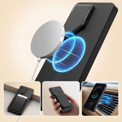 Защитный чехол Tech-Protect Kevlar Aura MagSafe для Samsung Galaxy S26 Ultra (S948) - Black / Orange