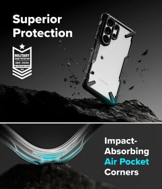 Защитный чехол Ringke Fusion X для Samsung Galaxy S26 Ultra (S948) 8800328814608 - Black