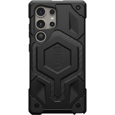 Защитный чехол URBAN ARMOR GEAR (UAG) Monarch для Samsung Galaxy S24 Ultra (S928) - Carbon Fiber