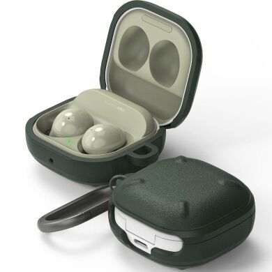 Защитный чехол Ringke Onyx (FH) для Samsung Galaxy Buds Live / Buds Pro / Buds 2 / Buds 2 Pro / Buds FE (8809818847713) - Dark Green