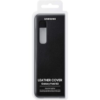 Защитный чехол Leather Cover для Samsung Galaxy Fold (EF-VF907LBEGRU) - Black