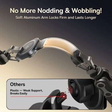 Автомобільний тримач з бездротовою зарядкою Baseus PrimeTrip C03 Pro (C0013A) - Cosmic Black