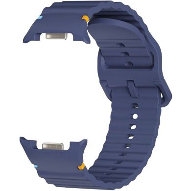 Ремешок KALEBOL Silicone Strap для Samsung Galaxy Watch 8 (40/44mm) / 8 Classic - Midnight Blue