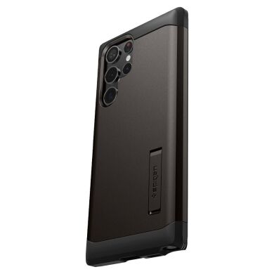 Защитный чехол Spigen (SGP) Tough Armor для Samsung Galaxy S22 Ultra (S908) - Gunmetal