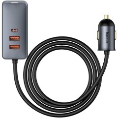 Автомобильное зарядное устройство Baseus Share Together PPS Fast Charging 2USB + 2Type-C (120W) CCBT-A0G - Grey