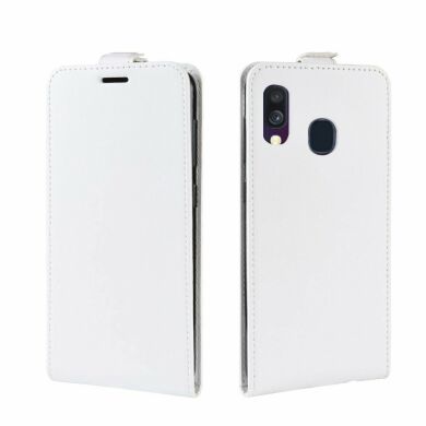 Чохол Deexe Flip Case для Samsung Galaxy A40 (А405) - White