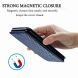 Чохол Deexe Rhombus Wallet для Samsung Galaxy A02s (A025) - Blue