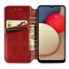 Чехол Deexe Rhombus Wallet для Samsung Galaxy A02s (A025) - Red. Фото 3 из 16