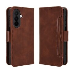 Чехол Deexe Wallet Stand для Samsung Galaxy A27 (A276) - Brown