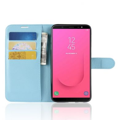 Чехол-книжка Deexe Book Type для Samsung Galaxy J8 2018 (J810) - Blue