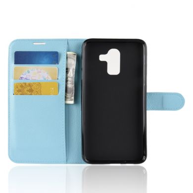 Чехол-книжка Deexe Book Type для Samsung Galaxy J8 2018 (J810) - Blue