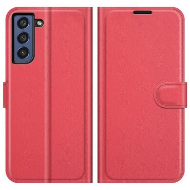 Чехол-книжка Deexe Book Type для Samsung Galaxy S21 FE (G990) - Red