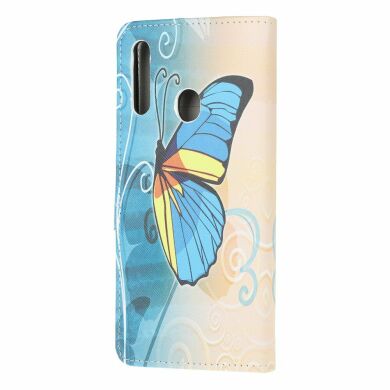 Чехол-книжка Deexe Color Wallet для Samsung Galaxy A20s (A207) - Butterfly
