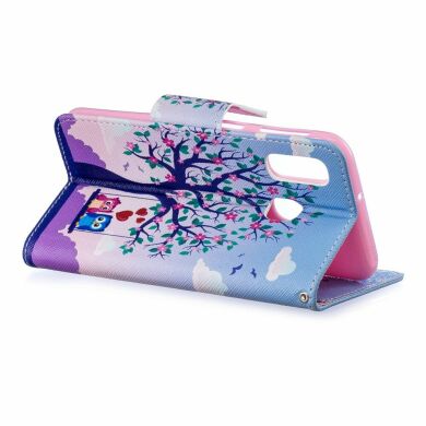 Чохол-книжка Deexe Color Wallet для Samsung Galaxy A40 (А405) - Two Swinging Owls