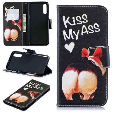 Чохол-книжка Deexe Color Wallet для Samsung Galaxy A50 (A505) / A30s (A307) / A50s (A507) - Kiss My Ass