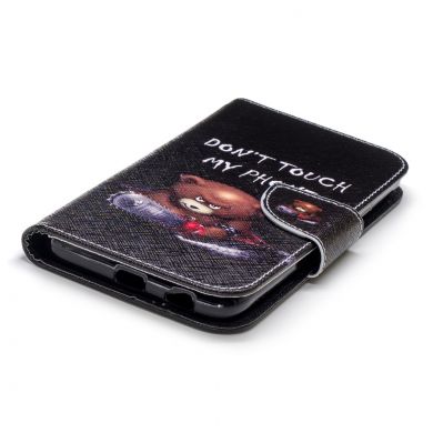 Чехол-книжка Deexe Color Wallet для Samsung Galaxy J4 2018 (J400) - Don't Touch My Phone C