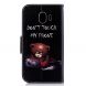 Чехол-книжка Deexe Color Wallet для Samsung Galaxy J4 2018 (J400) - Don't Touch My Phone C. Фото 3 из 8