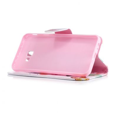 Чохол-книжка Deexe Color Wallet для Samsung Galaxy J4+ (J415) - Butterflies and Flowers