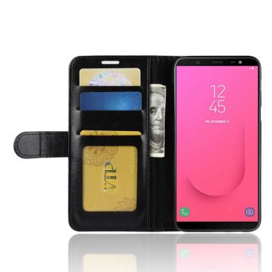 Чехол-книжка Deexe Wallet Style для Samsung Galaxy J8 2018 (J810) - Black