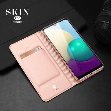 Чохол-книжка DUX DUCIS Skin Pro для Samsung Galaxy A02 (A022) - Gold