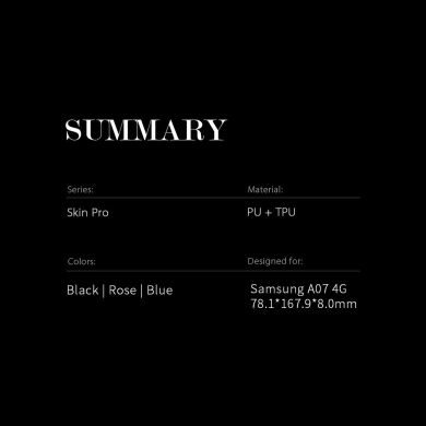 Чехол-книжка DUX DUCIS Skin Pro для Samsung Galaxy A07 (A075) - Black