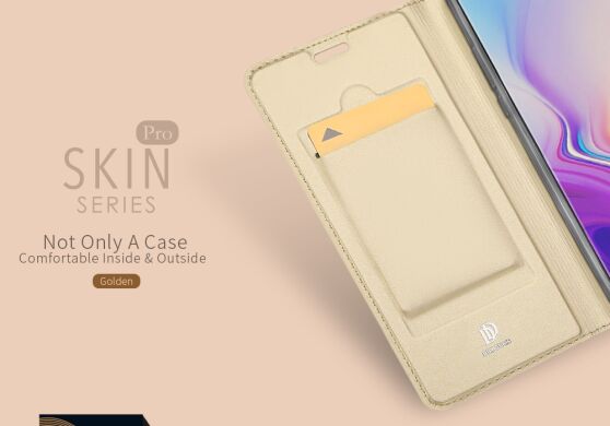 Чехол-книжка DUX DUCIS Skin Pro для Samsung Galaxy S10e - Rose Gold