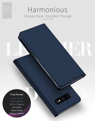 Чехол-книжка DUX DUCIS Skin Pro для Samsung Galaxy S10e - Blue