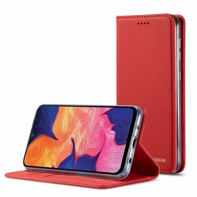 Чехол-книжка LC.IMEEKE LC-002 для Samsung Galaxy A10 (A105) - Red