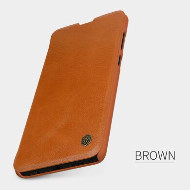 Чехол-книжка NILLKIN Qin Series для Samsung Galaxy Note 10 Lite (N770) - Brown