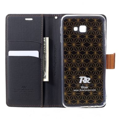 Чохол-книжка ROAR KOREA Cloth Texture для Samsung Galaxy J4+ (J415) - Black