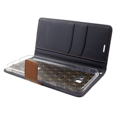 Чохол-книжка ROAR KOREA Cloth Texture для Samsung Galaxy J4+ (J415) - Black