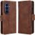 Чехол-книжка с карманами Deexe Wallet Stand (FF) для Samsung Galaxy Fold 8 Ultra - Brown