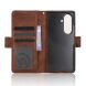 Чехол-книжка с карманами Deexe Wallet Stand (FF) для Samsung Galaxy Fold 8 Ultra - Brown. Фото 4 из 8