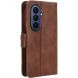 Чехол-книжка с карманами Deexe Wallet Stand (FF) для Samsung Galaxy Fold 8 Ultra - Brown. Фото 7 из 8