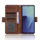 Чехол-книжка с карманами Deexe Wallet Stand (FF) для Samsung Galaxy Fold 8 Ultra - Brown. Фото 2 из 8