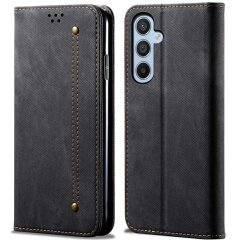 Чехол-книжка UniCase Jeans Wallet для Samsung Galaxy S24 FE (S721) - Black