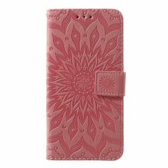Чехол-книжка UniCase SunFlower Pattern для Samsung Galaxy M20 (M205) - Pink