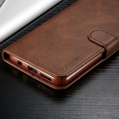 Чехол LC.IMEEKE Wallet Case для Samsung Galaxy A30 (A305) / A20 (A205) - Brown