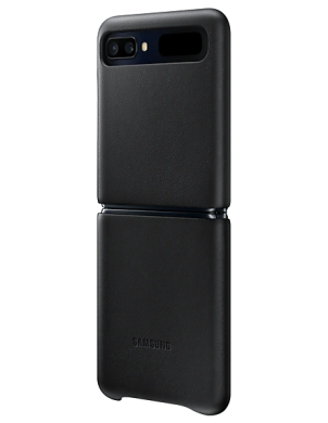 Чехол Leather Cover для Samsung Galaxy Flip (F700) EF-VF700LBEGRU - Black